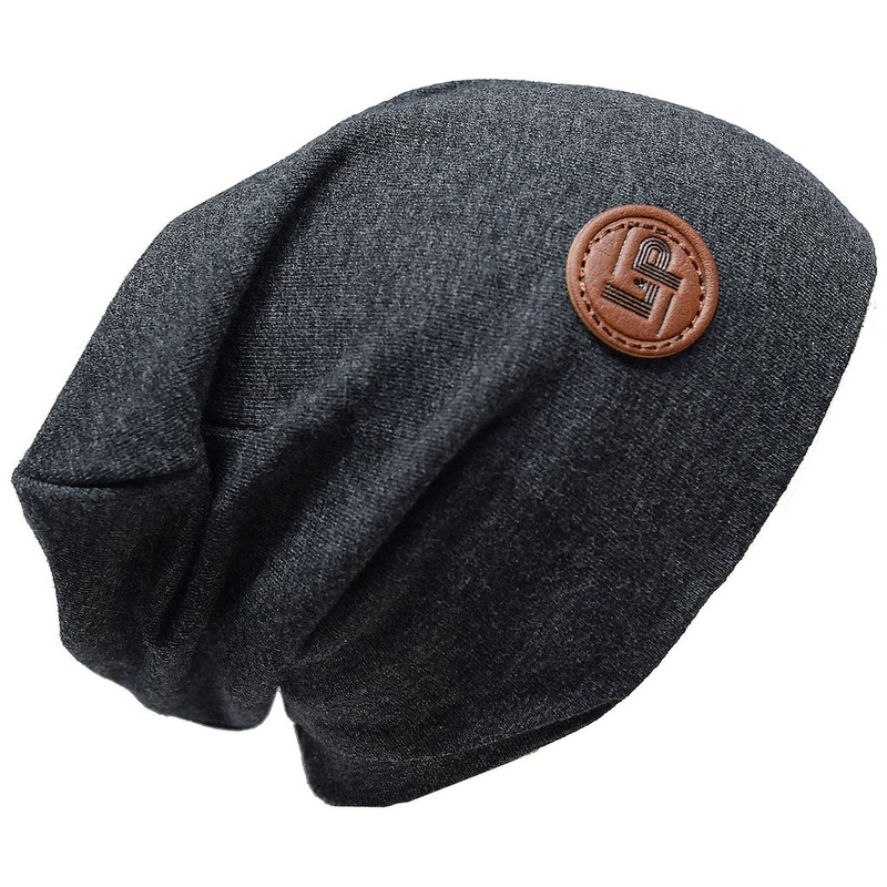 Ultra Trendy Cotton Slouch Beanie – Charcoal 0-3mo