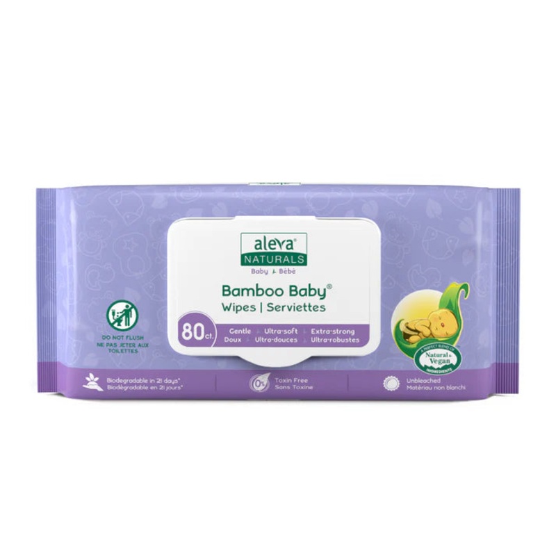 Bamboo Baby Wipes (80ct)