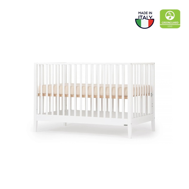 LaLa 3-in-1 Convertible Crib – White