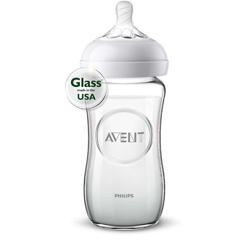 Natural Glass Bottle – 8 oz