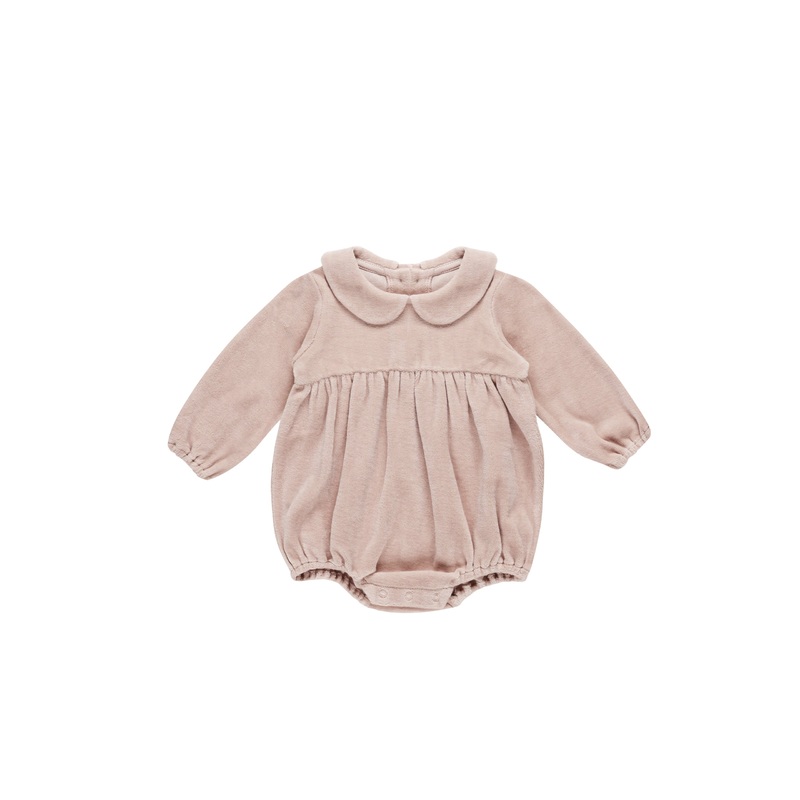 Peter Pan Romper – Blush 0-3