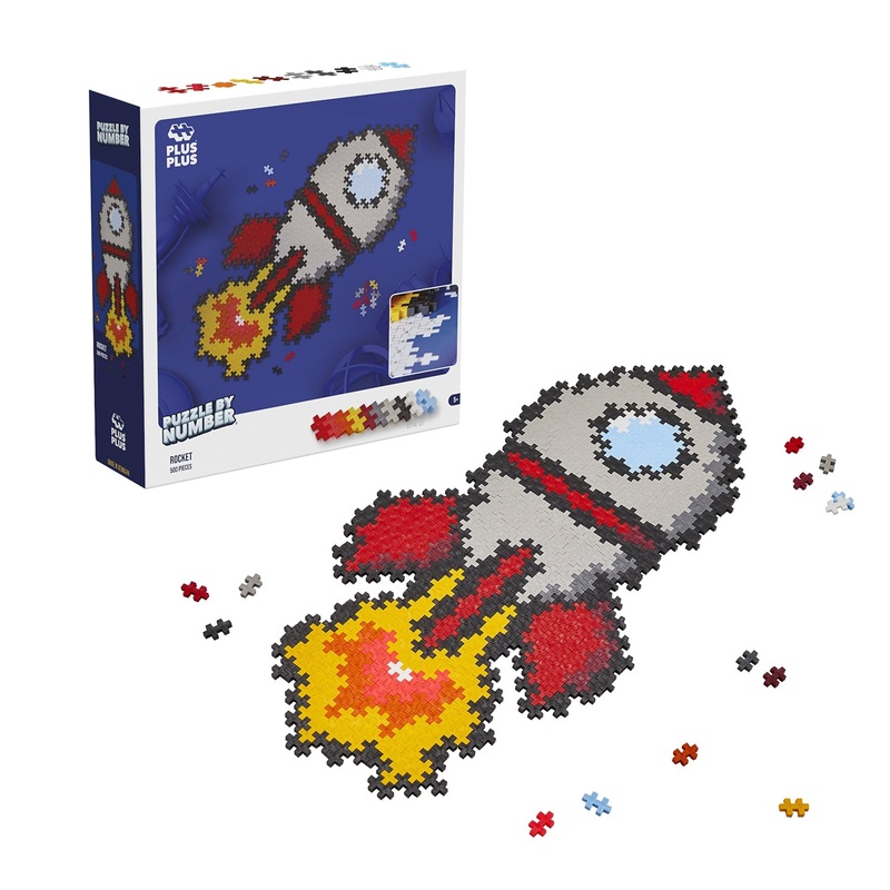 Puzzle by number – Rocket
