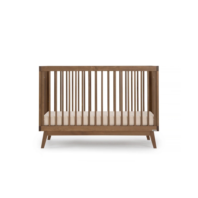 Soho 3-in-1 Convertible Crib – Walnut