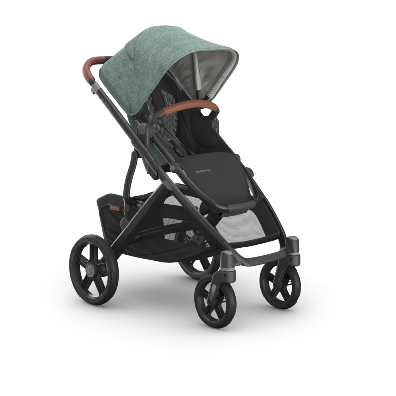 Vista V3 Stroller – GWEN (Green Melange/Carbon Frame/Saddle Leather)