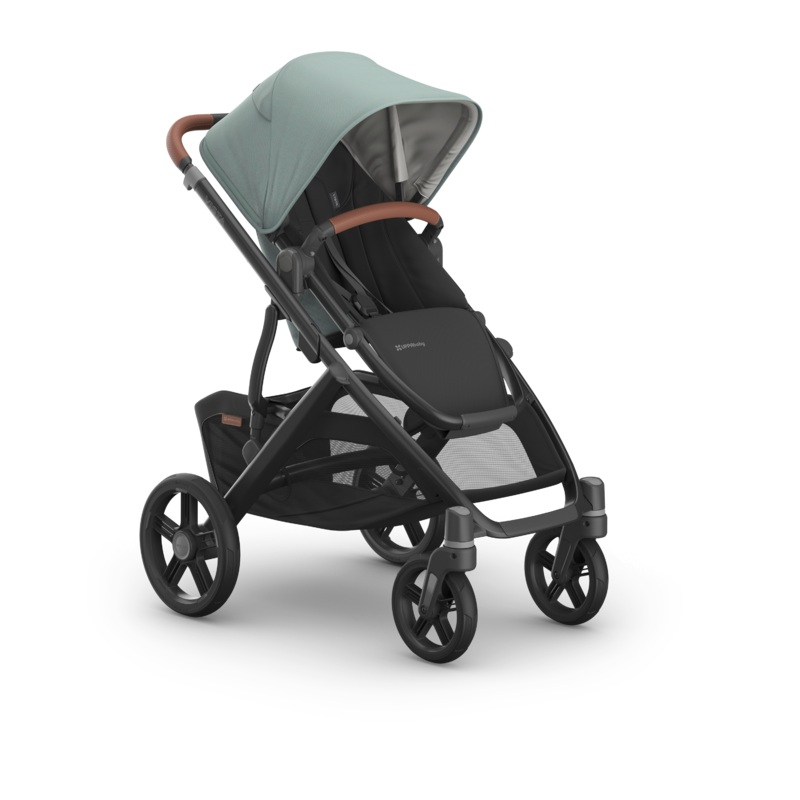Vista V3 Stroller – KENZI (Mystic Aqua/Carbon Frame/Saddle Leather)