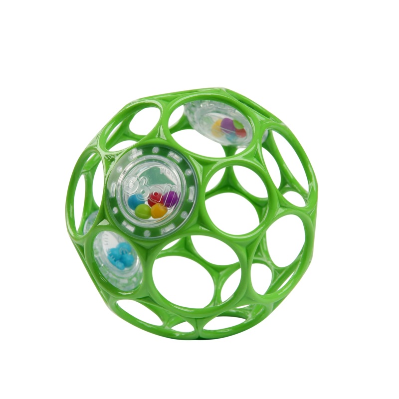 4-inch OBall with Rattles Green