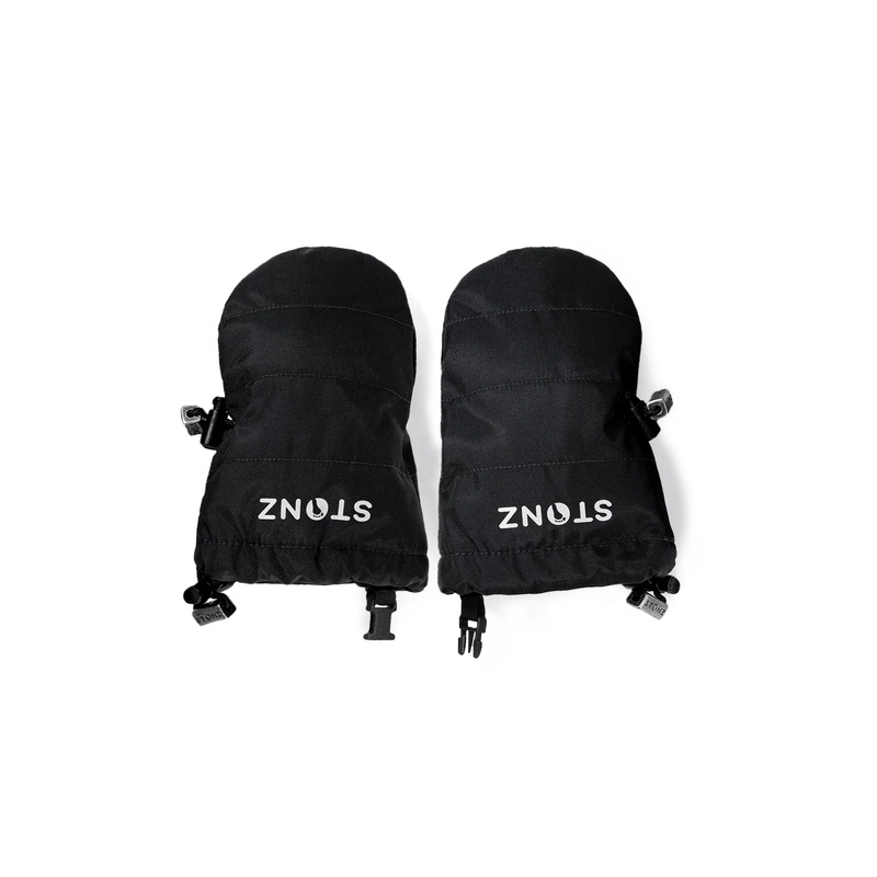 Baby Snow Mitts – Black 0-12 mo