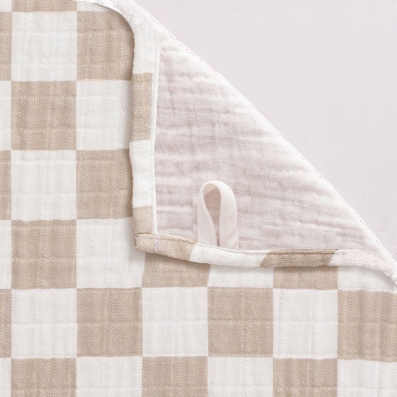 Breastfeeding Boss Nursing Cover – Toast Checkerboard