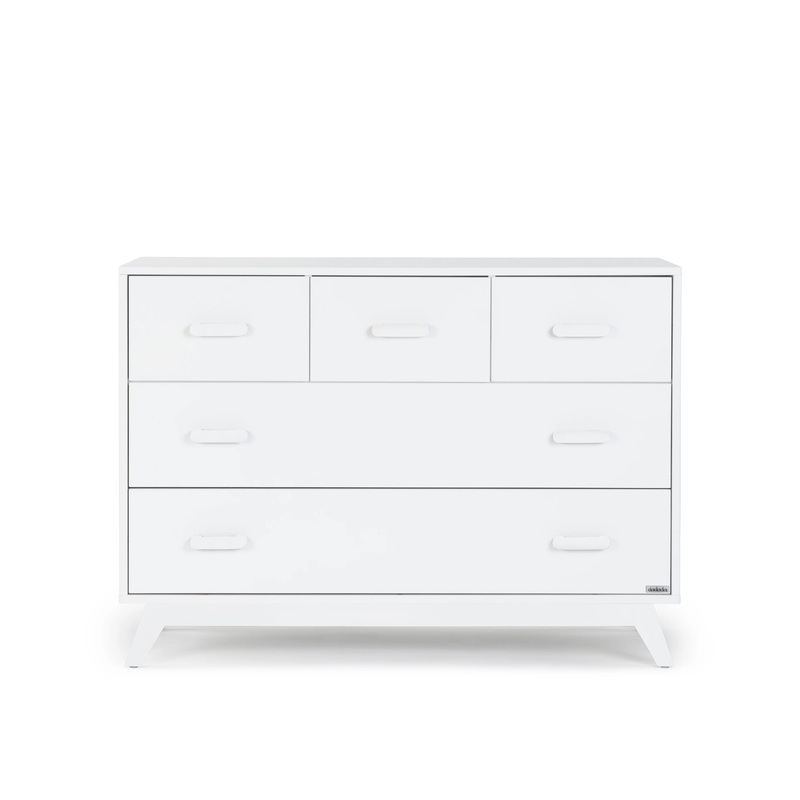 Soho 5-Drawer Nursery Dresser – White