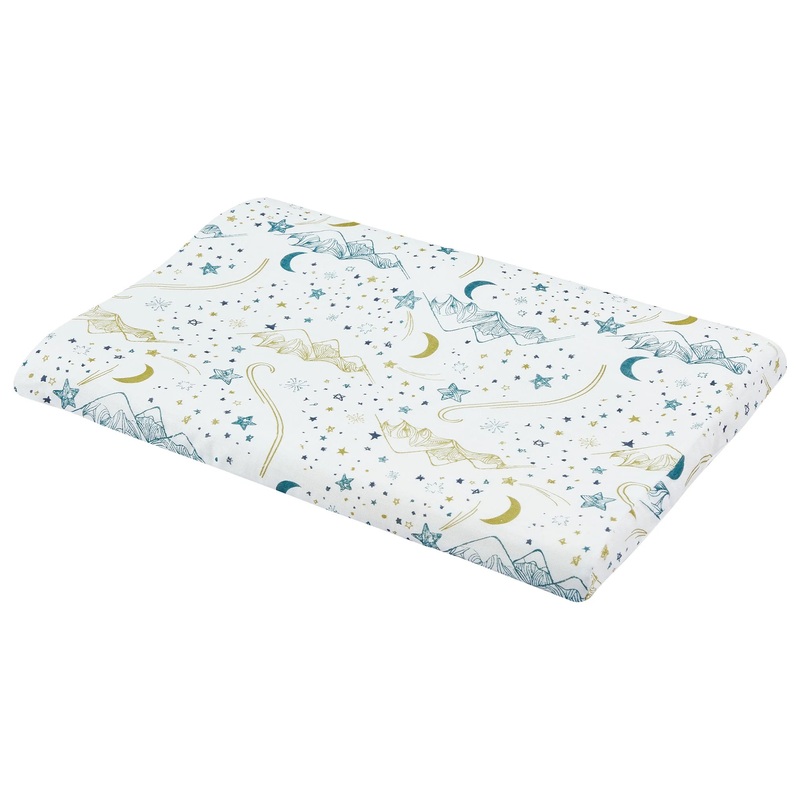 Toddler Pillow with Bamboo Pillowcase (3T & up) – Stars White