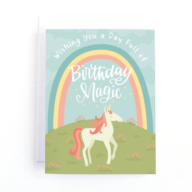 Wishing You A Birthday… Unicorn Card