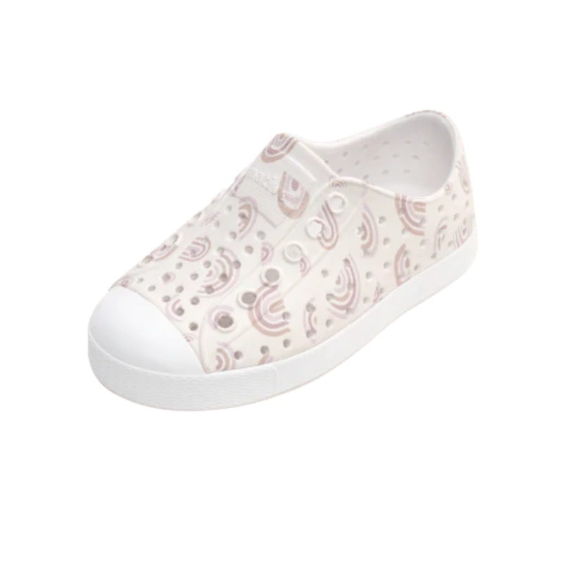 Jefferson Print Child – Shell White/Shell White/Barely Flax Rainbow C4