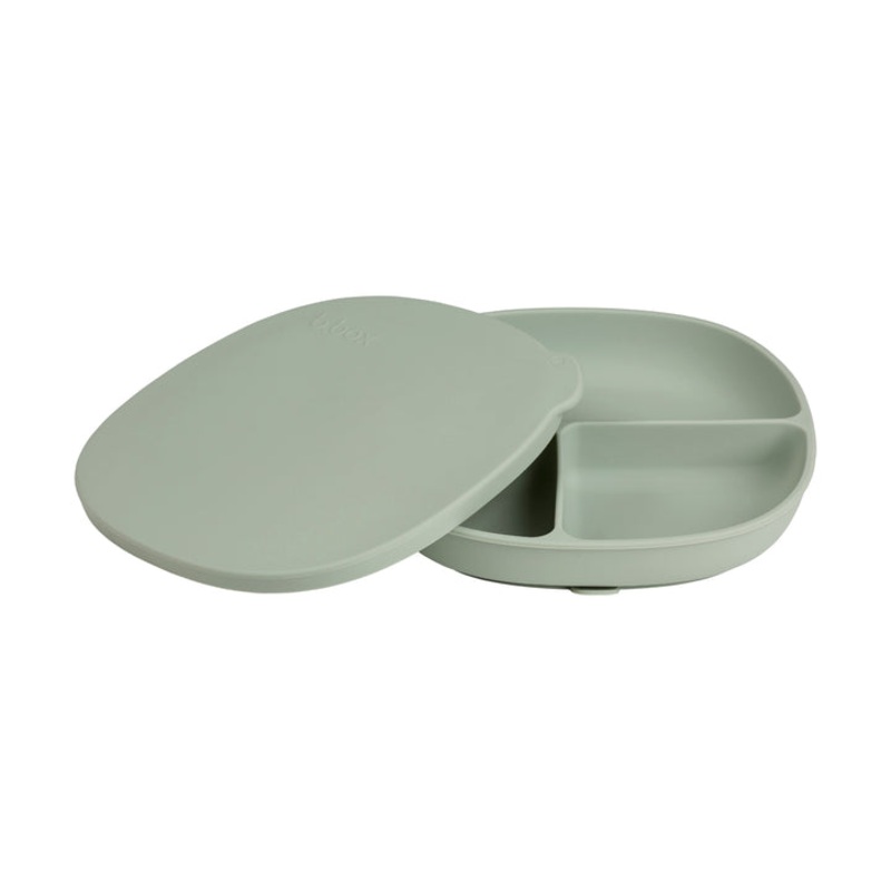 Silicone Plate + Lid – Sage