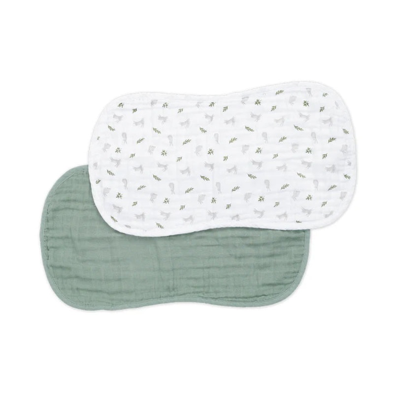 Burp Cloths (2PK) – Bunny + Fern