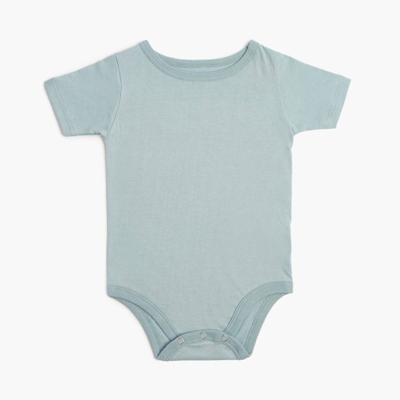 Cloud Short Sleeve Onesie – Sky 0-3mo