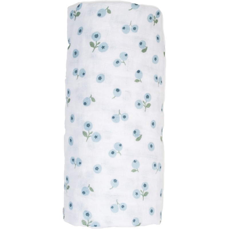 Cotton Swaddle – Blueberries