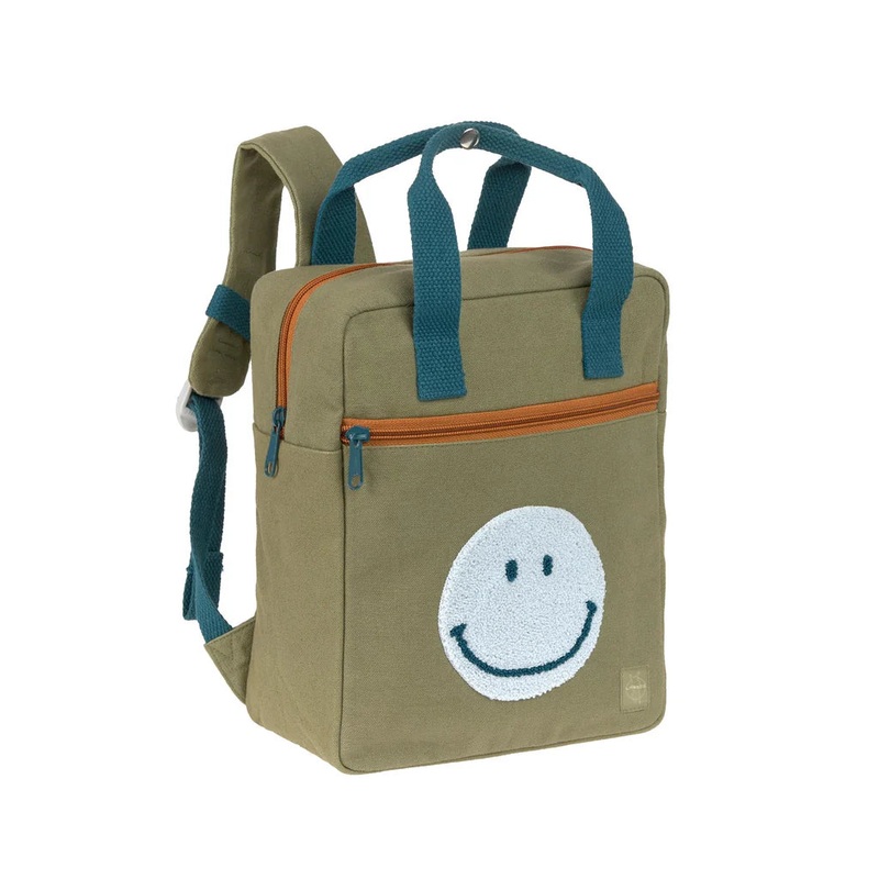 Little One & Me Small Square Backpack Olive