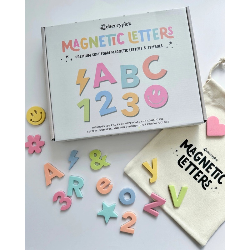Soft Foam Magnetic Letters & Symbols 150pc Set