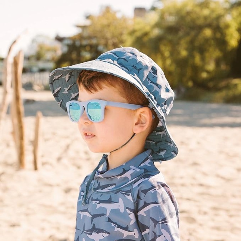 Urban Polarized Sunglasses – Frosty Blue Aurora S (6M-2Y)