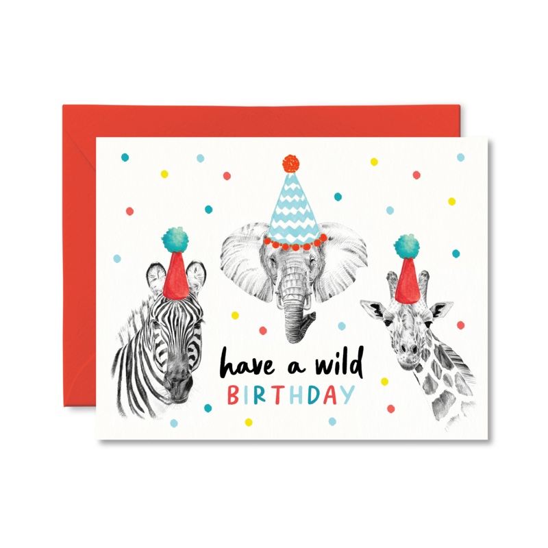 Wild Birthday card